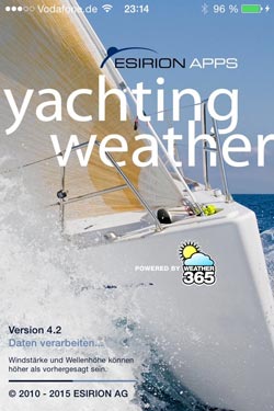 yachting weather app und segelwetter