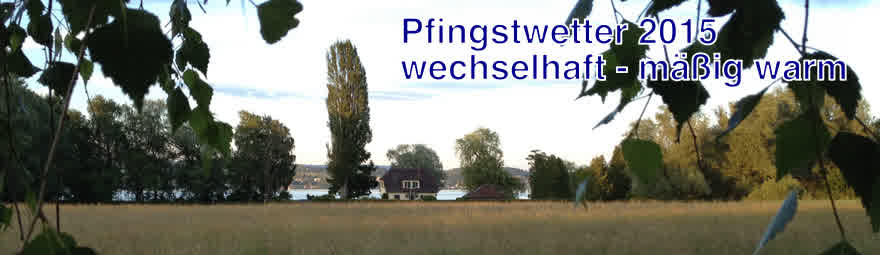 Pfingsten 2015 - Pfingstwetter Update